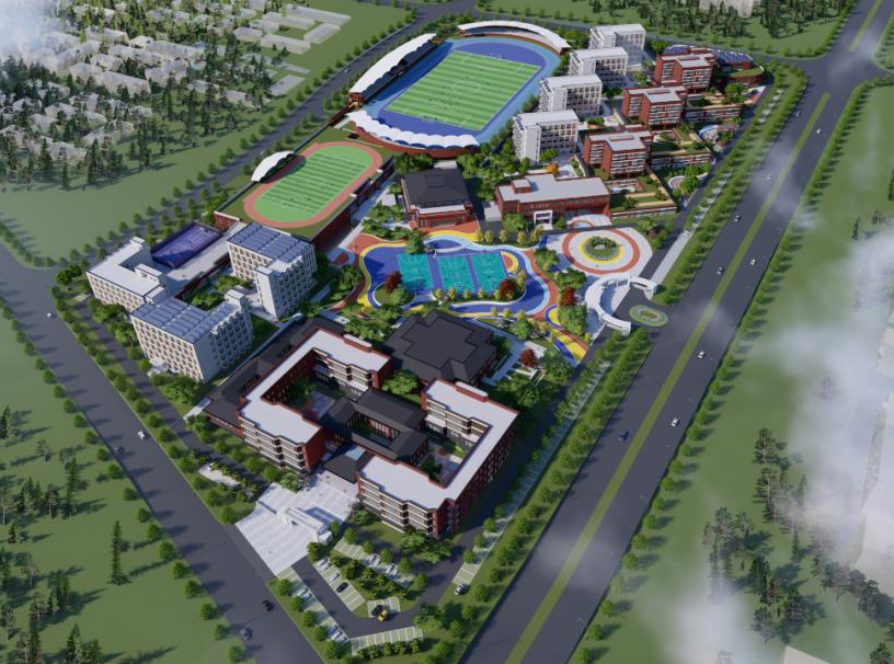 準格爾旗第六中學(xué)薛家灣第十二小學(xué)合建